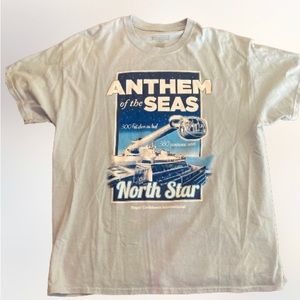 Royal carribean international anthem of the seas north start graphic shirt XL